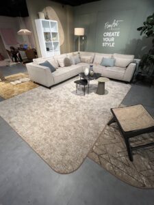 Laura's HI Design vloerkleden vloerkleed zithoek hoekbank interieuradvies interieurontwerp ontwerper bouwkundige bouwtekening kleuradvies kleur